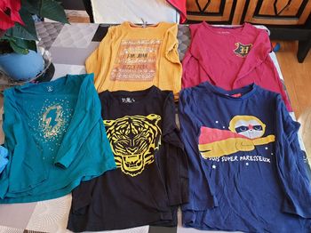 Lot de 6 Tee-shirt manche longue