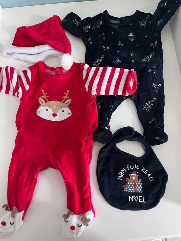Lot pyjama Noël 1 mois Verbaudet