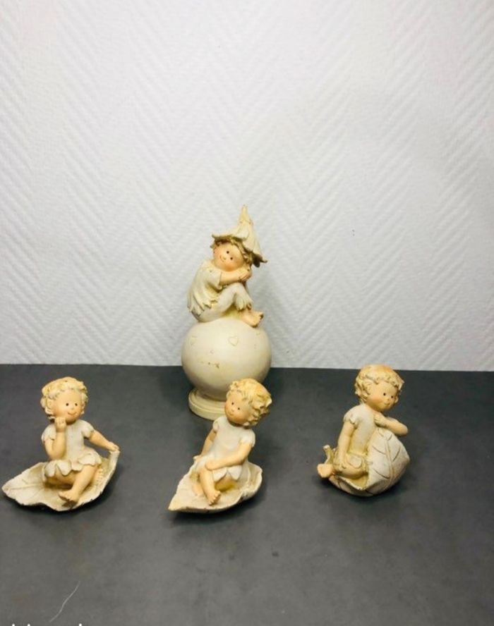 Statuettes angelots résine - photo numéro 2