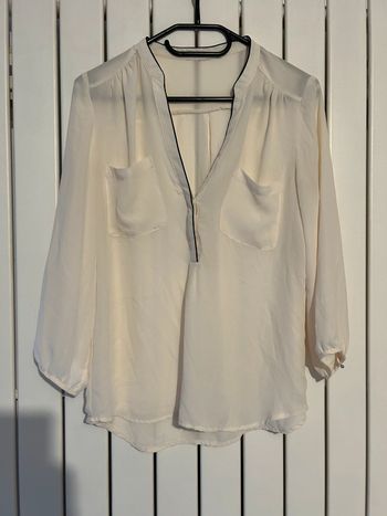 Blouse à manches 3/4 H&M taille S état neuf