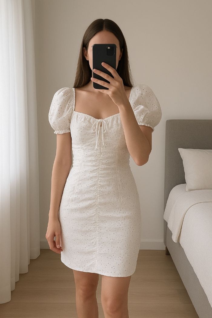 Une très belle robe blanche xxs H&M