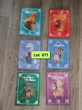 Lot de 6 livres Disney les grands classiques en BD L071