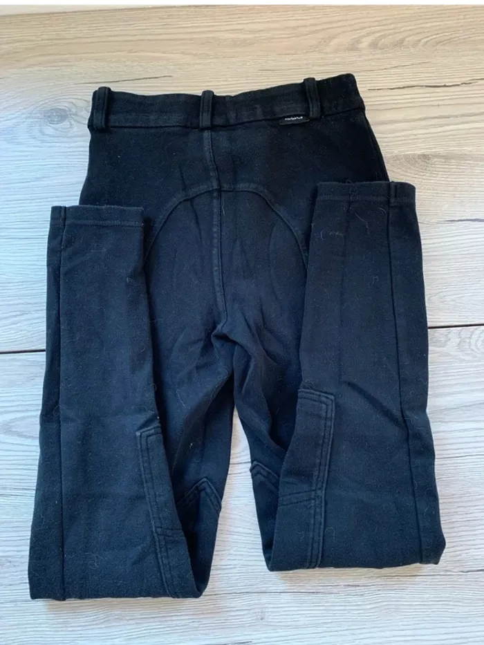 Pantalon d’équitation Fouganza – Taille 12 ans – Noir - photo numéro 4