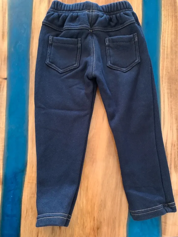 Jogging effet jean taille 3 ans - photo numéro 5
