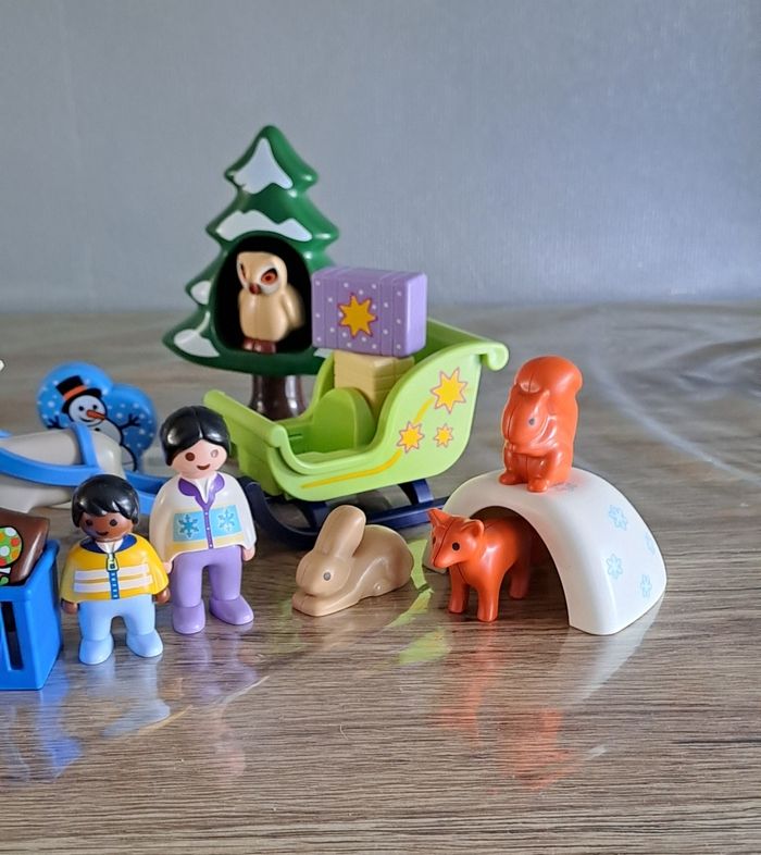 Playmobil 123 calendrier avent. (Le père Noël animaux de la forêt - photo numéro 3