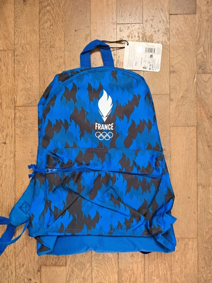 🌟 Sac à dos France JO Paris 2024 bleu 🌟