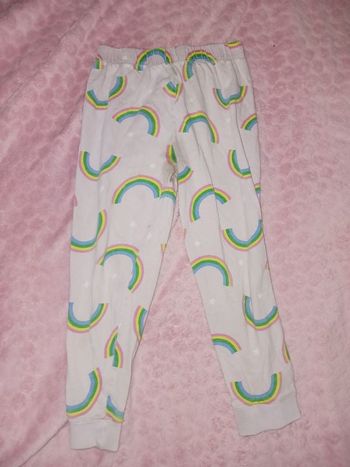 Legging rose pâle et multicouleur 4 ans