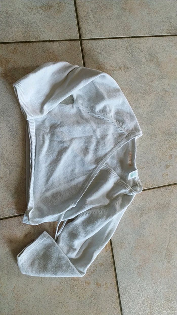 Gilet cache coeur bébé fille