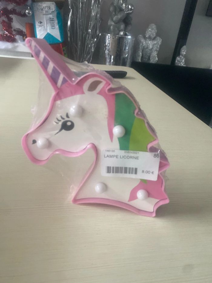 Lampe licorne - photo numéro 2