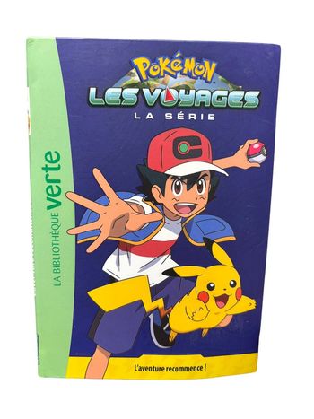 Livre Pokémon les voyages la série l’aventure commence numéro 1 bibliothèque verte