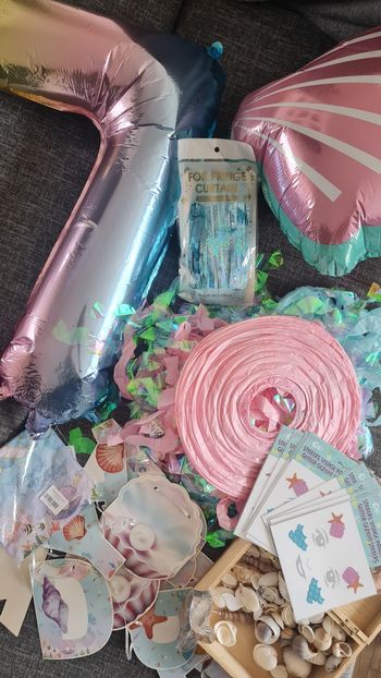 Déco anniversaire sirène