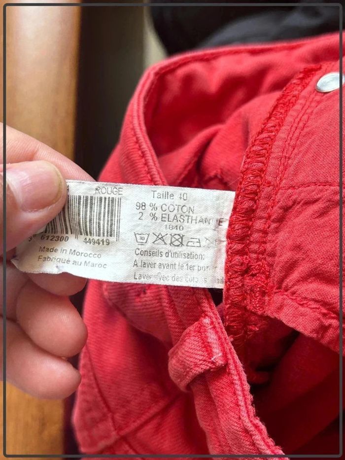 Jeans taille 40 marque Monoprix autre ton - photo numéro 4