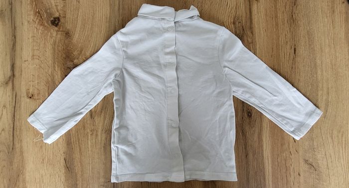 Sous pull Kiabi blanc et marron - photo numéro 2