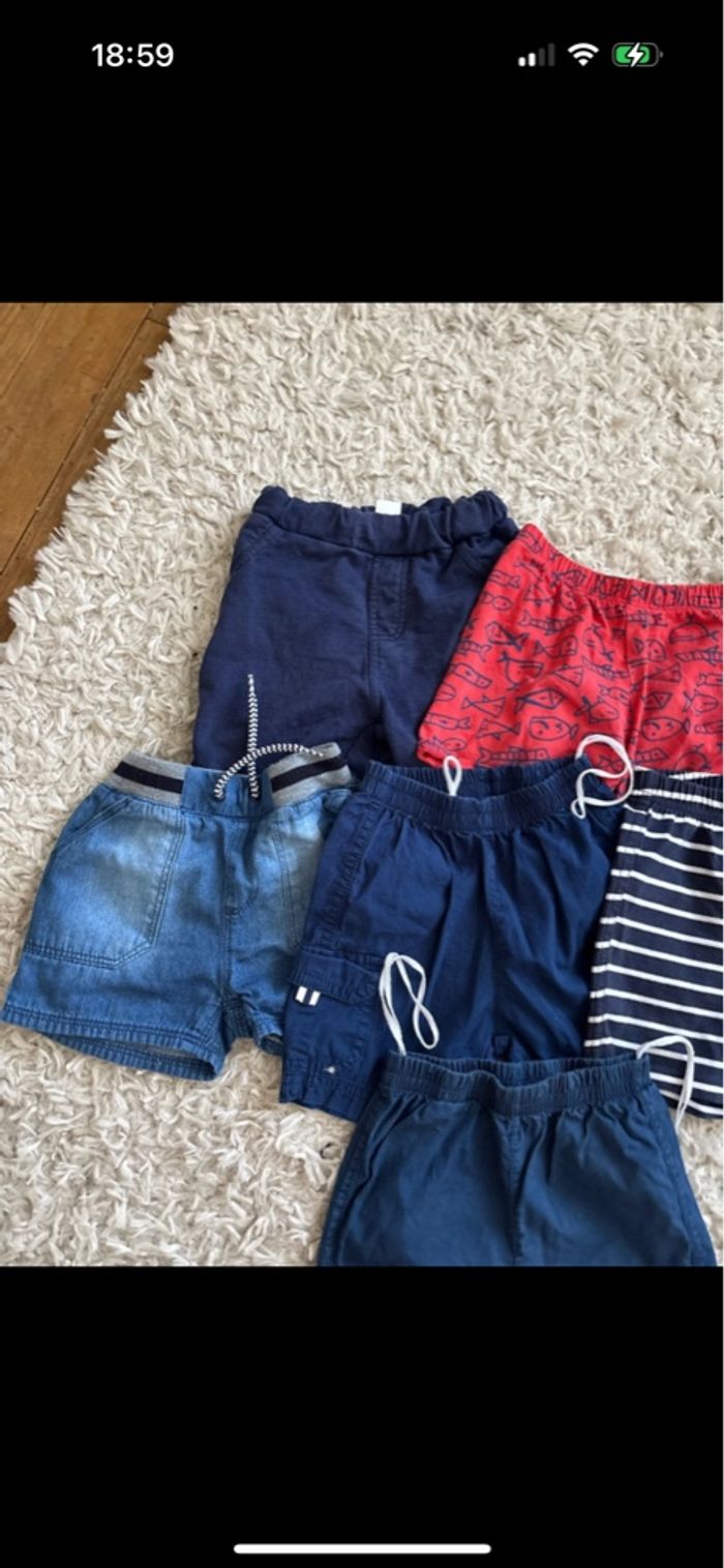 Lot de  shorts bébé garçon - photo numéro 3