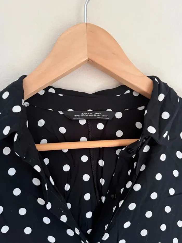 Chemise à pois Zara - photo numéro 3