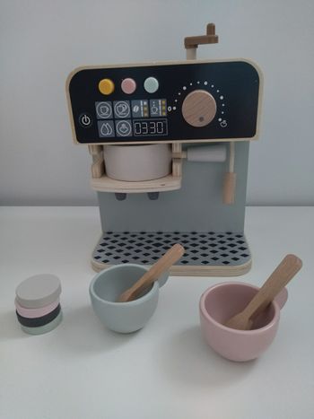 Machine barista en bois