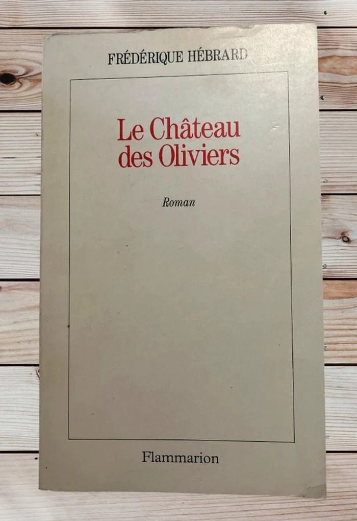 Livre le château des oliviers