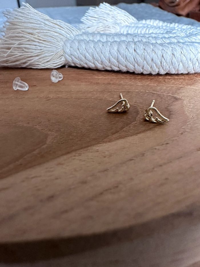 Boucles d’oreilles ailes - photo numéro 3