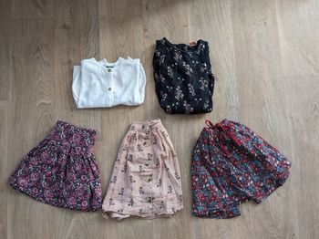Lot de 5 vêtements fille 4 ans