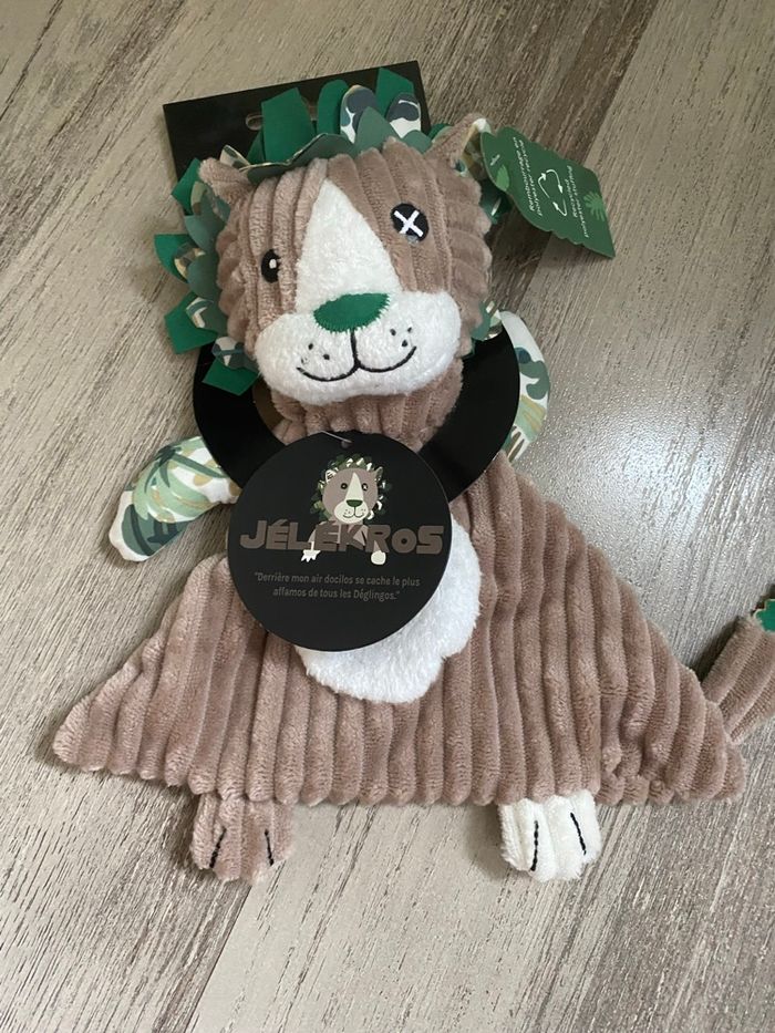 Doudou Lyon plat les déglingos neuf etiquetté