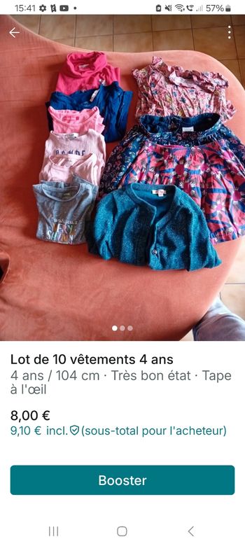 10 vêtements 8 ans