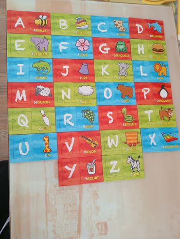 Apprentissage alphabet