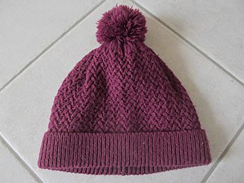 Bonnet bordeaux fille Kiabi 10/12 ans
