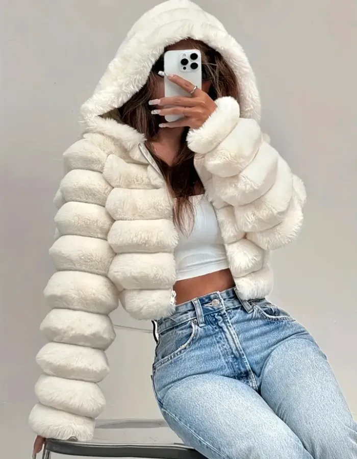 Blouson fausse fourrure - photo numéro 6