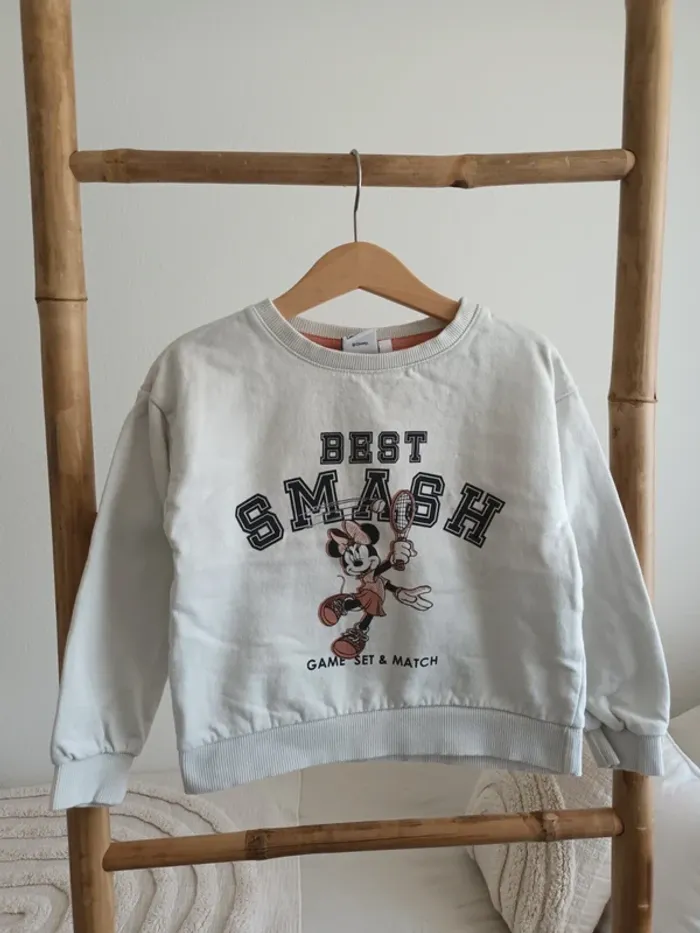 Sweat Disney Minnie intérieur molletonné 6 ans