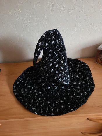 Chapeau sorcière Halloween neuf