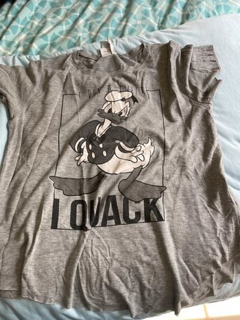 T-shirt asymétrique Donald duck L