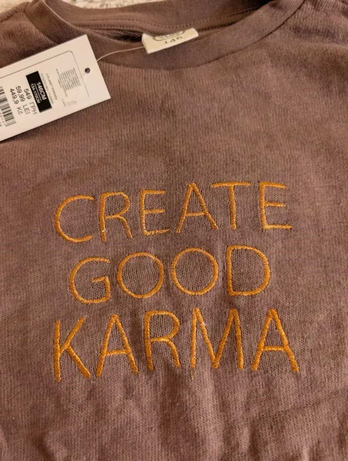 Sweatshirt marron. Neuf - photo numéro 2