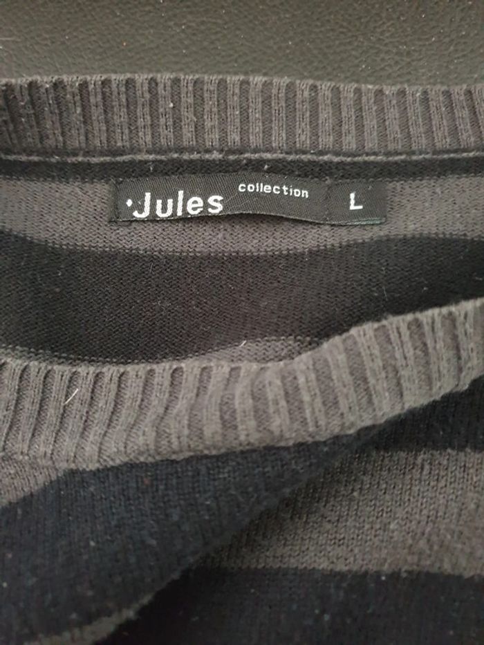 Pull rayé Jules Taille L - photo numéro 3