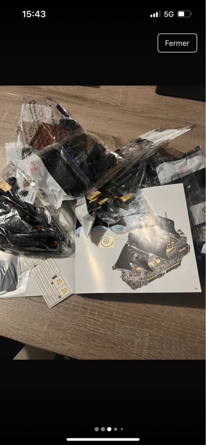 Magnifique Set de Construction : Le Black Pearl (Pirates des Caraïbes)