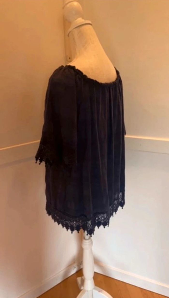 Blouse femme taille L bleu gemo comme neuve - photo numéro 3