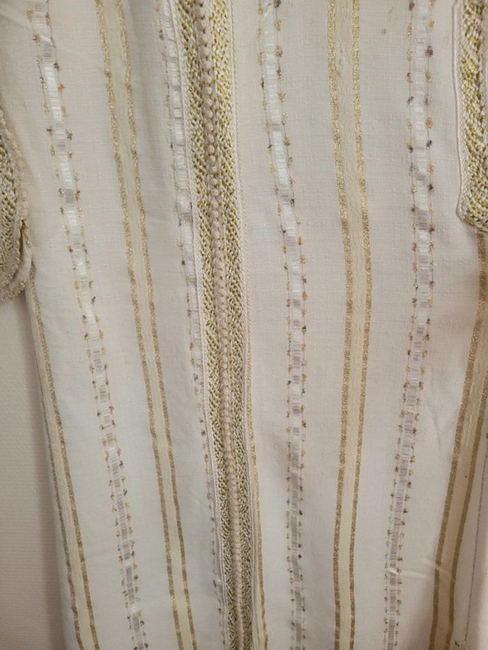 Jelaba beige/ blanc cassé - photo numéro 8
