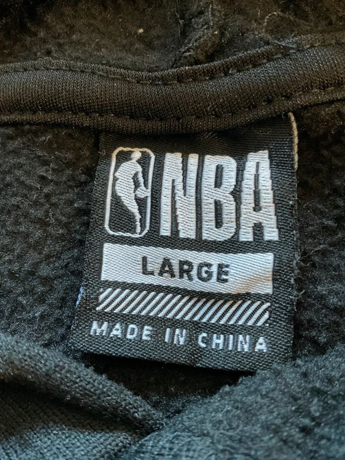 Sweat à capuche pour homme NBA noir taille L 175 - photo numéro 11