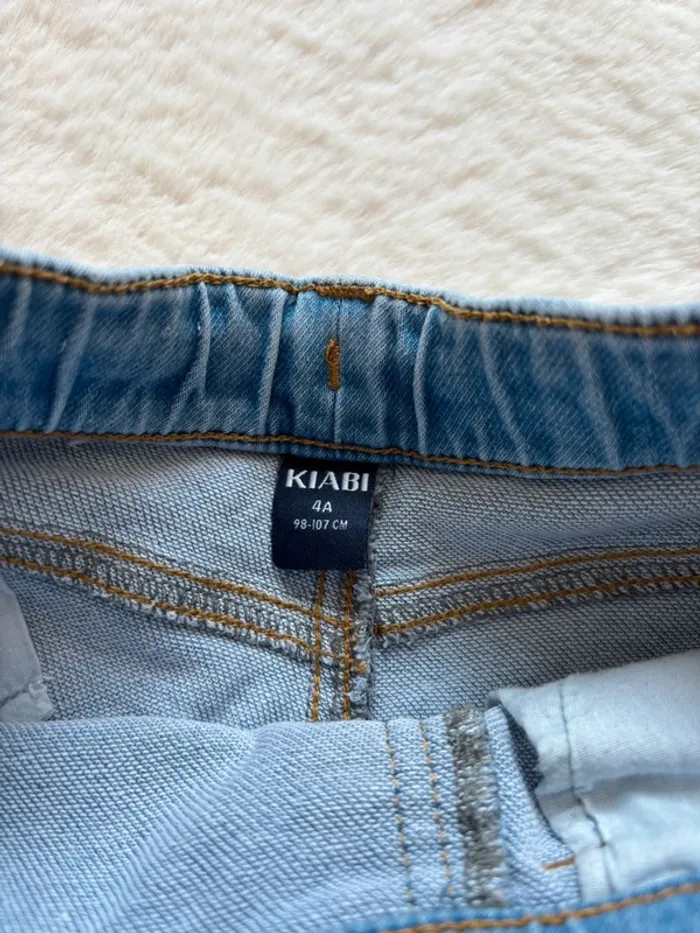 Jeans bleu clair 4ans - photo numéro 4