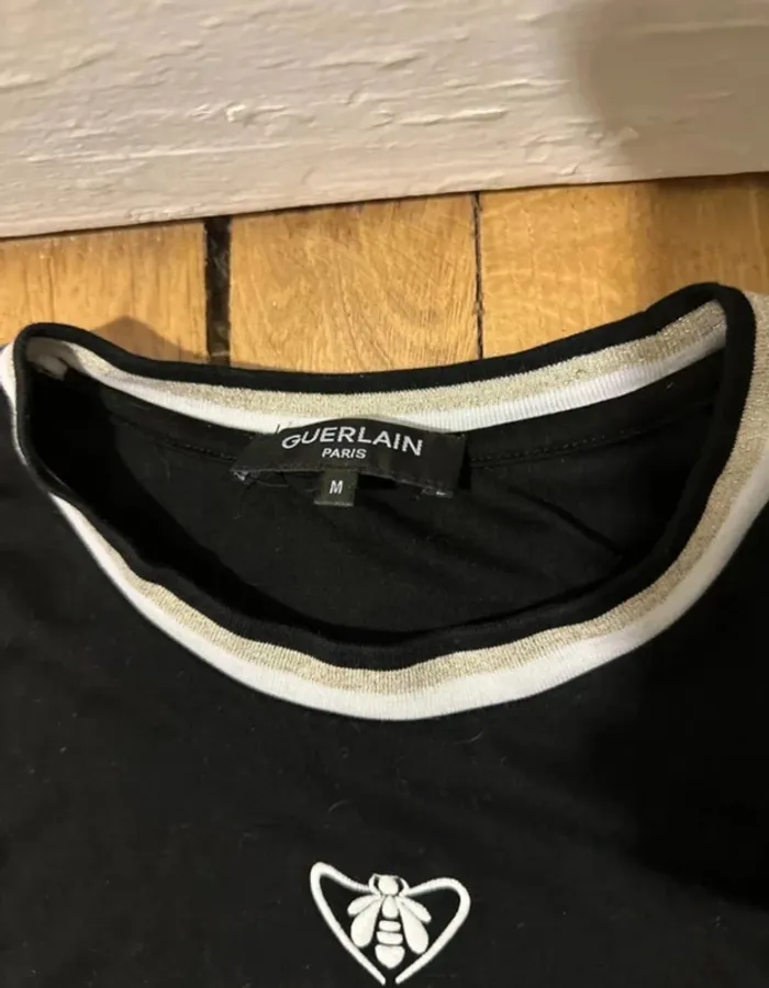 T shirt noir Guerlain paris taille M - photo numéro 4