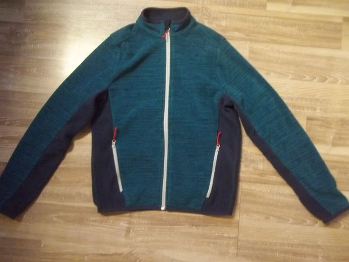 Veste polaire Quechua bicolore bleue 12 ans (mant1) - photo numéro 2