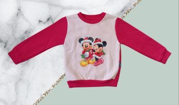 Sweat Noël Mickey Minnie 3 ans