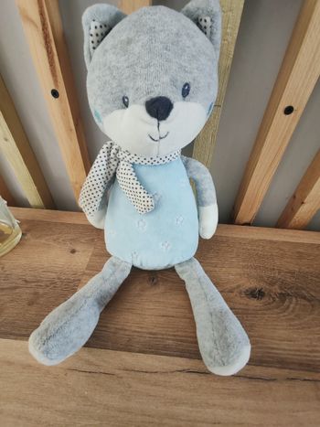 Renard TEX gris et bleu 