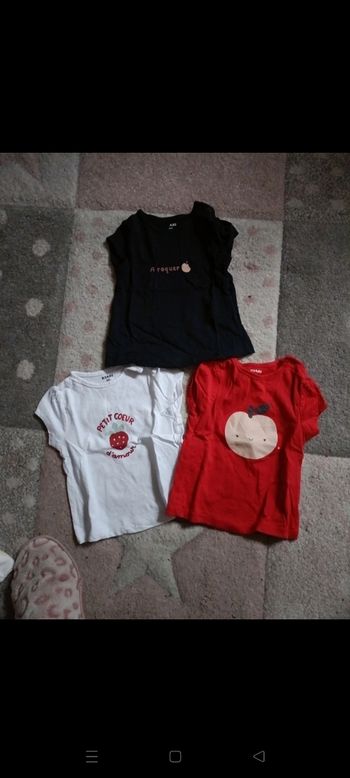 Lots de 3 tee-shirt