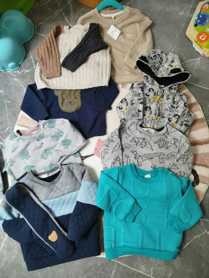 Pull gilet sweat au choix bébé garçon