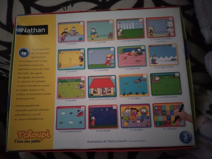 Jeux écritures et dessins T'choupi premiers graphismes "Nathan" - photo numéro 6