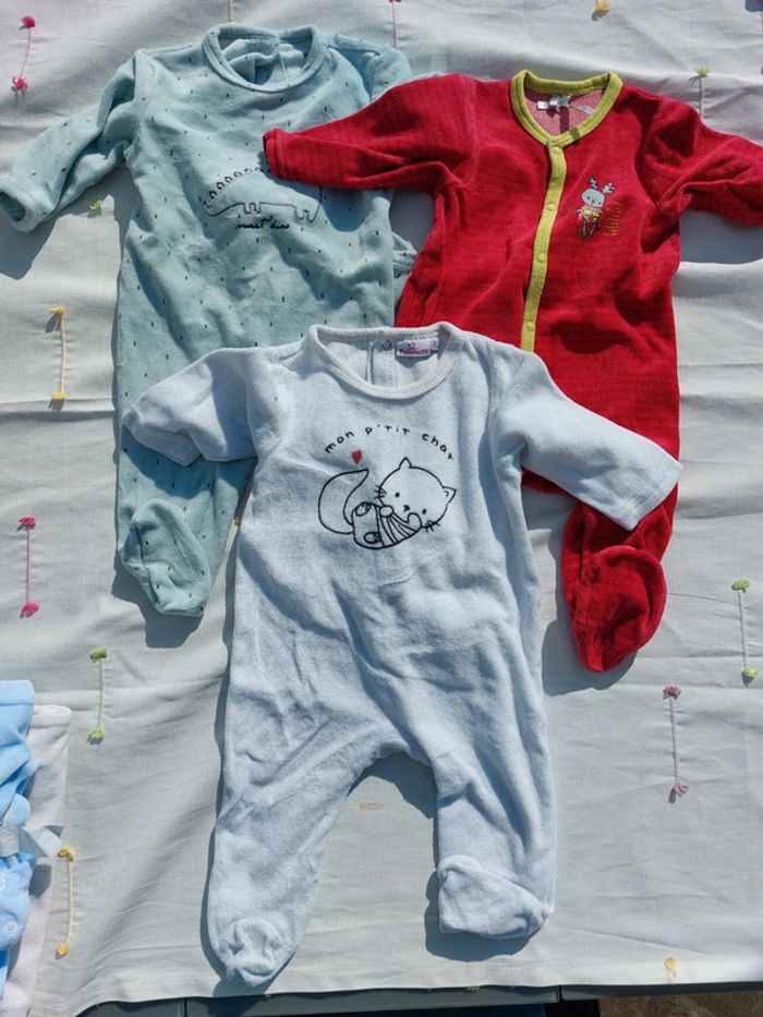 Pyjama garçon velours 6 mois