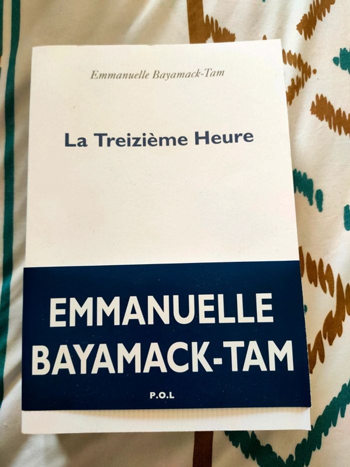 La treizième heure Emmanuelle Bayamack-Tam