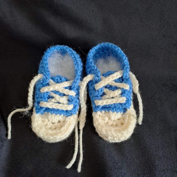 Petite basket pour bébé au crochet - photo numéro 2