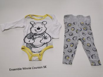 Ensemble Winnie L'ourson 3 mois