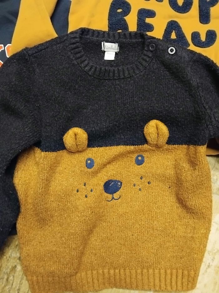 Lot de 3 pulls garçon taille 3 ans - photo numéro 2